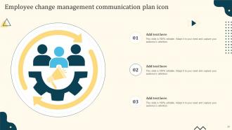 Communication Plan For Change Management Ppt Template Bundles Aesthatic Pre-designed