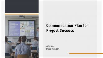 Communication Plan For Project Success PPT Designs AT