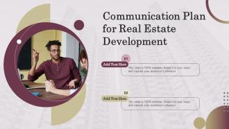 Communication Plan For Real Estate Development