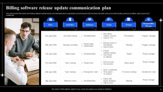 Communication plan for software release Powerpoint Ppt Template Bundles Images Content Ready
