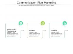 Communication plan marketing ppt powerpoint presentation layouts rules cpb