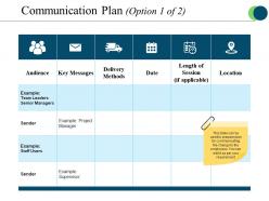 Communication plan powerpoint topics