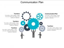 Communication plan ppt powerpoint presentation outline deck cpb
