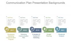 Communication Plan Presentation Backgrounds