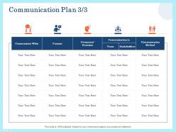 Communication plan purpose ppt powerpoint presentation infographics pictures