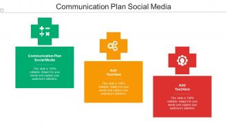 Communication Plan Social Media Ppt Powerpoint Presentation Show Visual Aids Cpb
