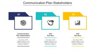 Communication Plan Stakeholders In Powerpoint And Google Slides Cpb