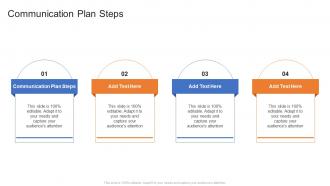 Communication Plan Steps In Powerpoint And Google Slides Cpb