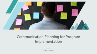 Communication Planning For Program Implementation PPT Graphics AT