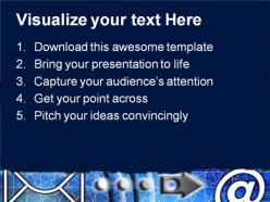 Communication poster internet powerpoint templates and powerpoint backgrounds 0211