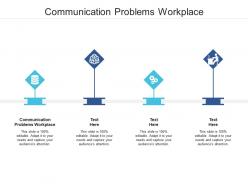 Communication problems workplace ppt powerpoint template graphics design cpb