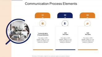 Communication Process Elements In Powerpoint And Google Slides Cpb