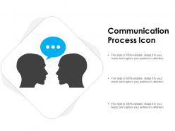 Communication process icon