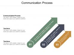 Communication process ppt powerpoint presentation file deck cpb
