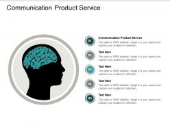 Communication product service ppt powerpoint presentation infographic template gallery cpb