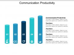 Communication productivity ppt powerpoint presentation gallery background images cpb