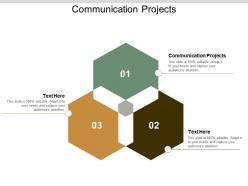 Communication projects ppt powerpoint presentation gallery guide cpb