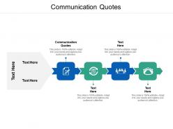 Communication quotes ppt powerpoint presentation pictures design inspiration cpb