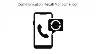 Communication Recall Monotone Icon In Powerpoint Pptx Png And Editable Eps Format