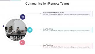 Communication Remote Teams In Powerpoint And Google Slides Cpb