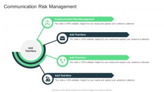 Communication Risk Management In Powerpoint And Google Slides Cpb