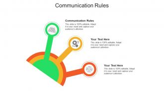 Communication rules ppt powerpoint presentation infographics background image cpb