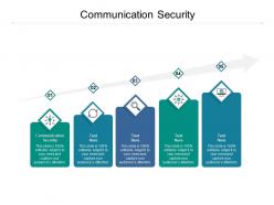 Communication security ppt powerpoint presentation icon images cpb