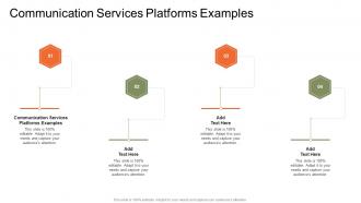 Communication Services Platforms Examples In Powerpoint And Google Slides Cpb