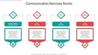 Communication Services Sector In Powerpoint And Google Slides Cpb