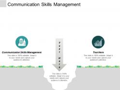 Communication skills management ppt powerpoint presentation portfolio guide cpb