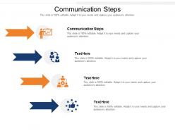 Communication steps ppt powerpoint presentation styles graphics download cpb
