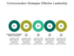 Communication strategies effective leadership ppt powerpoint presentation portfolio portrait cpb