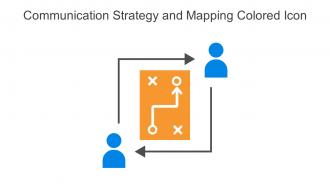 Communication Strategy And Mapping Colored Icon In Powerpoint Pptx Png And Editable Eps Format