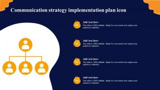 Communication Strategy Implementation Plan Icon