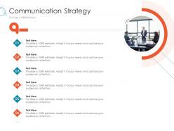 Communication strategy online marketing tactics and technological orientation ppt inspiration