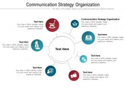 Communication strategy organization ppt powerpoint presentation pictures background image cpb