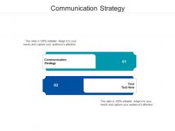 Communication strategy ppt powerpoint presentation layouts mockup cpb