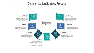 Communication strategy process ppt powerpoint presentation professional introduction cpb
