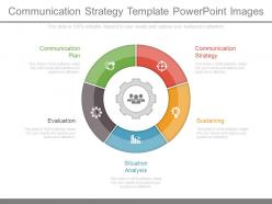 Communication strategy template powerpoint images