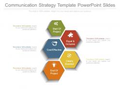 Communication strategy template powerpoint slides