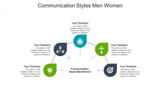 Communication styles men women ppt powerpoint presentation slides picture cpb