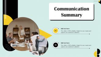 Communication Summary Ppt Information