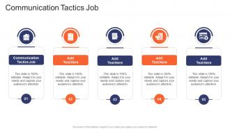 Communication Tactics Job In Powerpoint And Google Slides Cpb