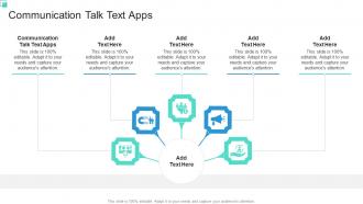 Communication Talk Text Apps In Powerpoint And Google Slides Cpb