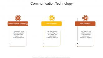 Communication Technology In Powerpoint And Google Slides Cpb