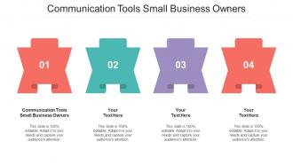 Communication Tools Small Business Owners Ppt Powerpoint Presentation Slides Cpb