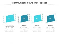 Communication two way process ppt powerpoint presentation inspiration clipart images cpb