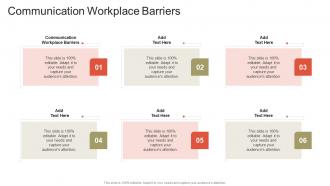 Communication Workplace Barriers In Powerpoint And Google Slides Cpb
