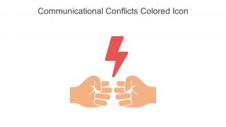 Communicational Conflicts Colored Icon In Powerpoint Pptx Png And Editable Eps Format