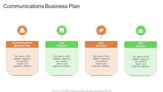 Communications Business Plan In Powerpoint And Google Slides Cpb